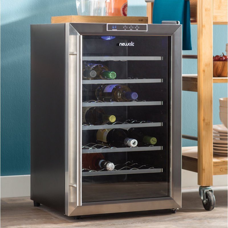 NewAir 28 Bottle Single Zone Freestanding Wine Cooler & Reviews Wayfair